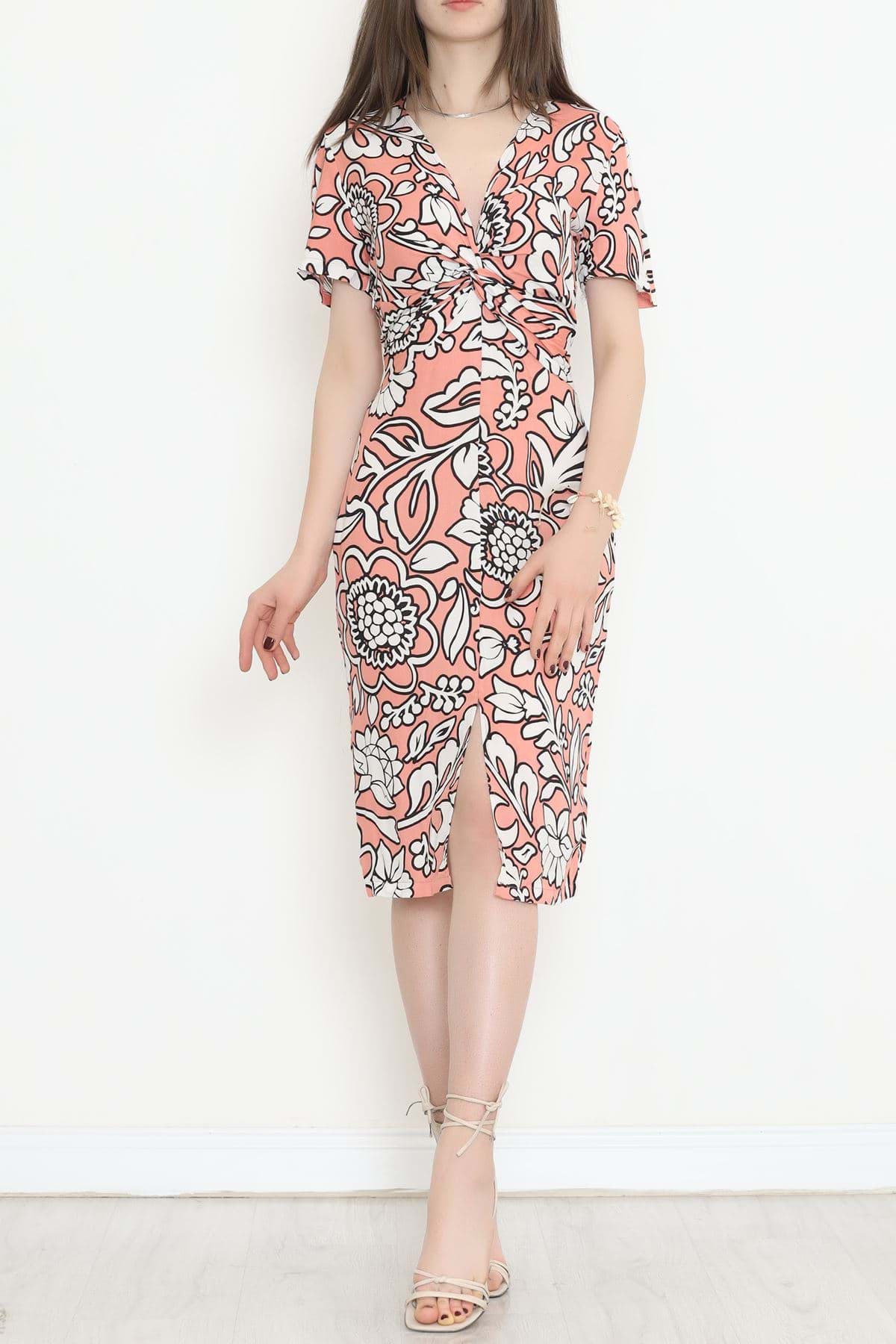 Picture of V -neck slit dress Koyusomon - 152422.701.