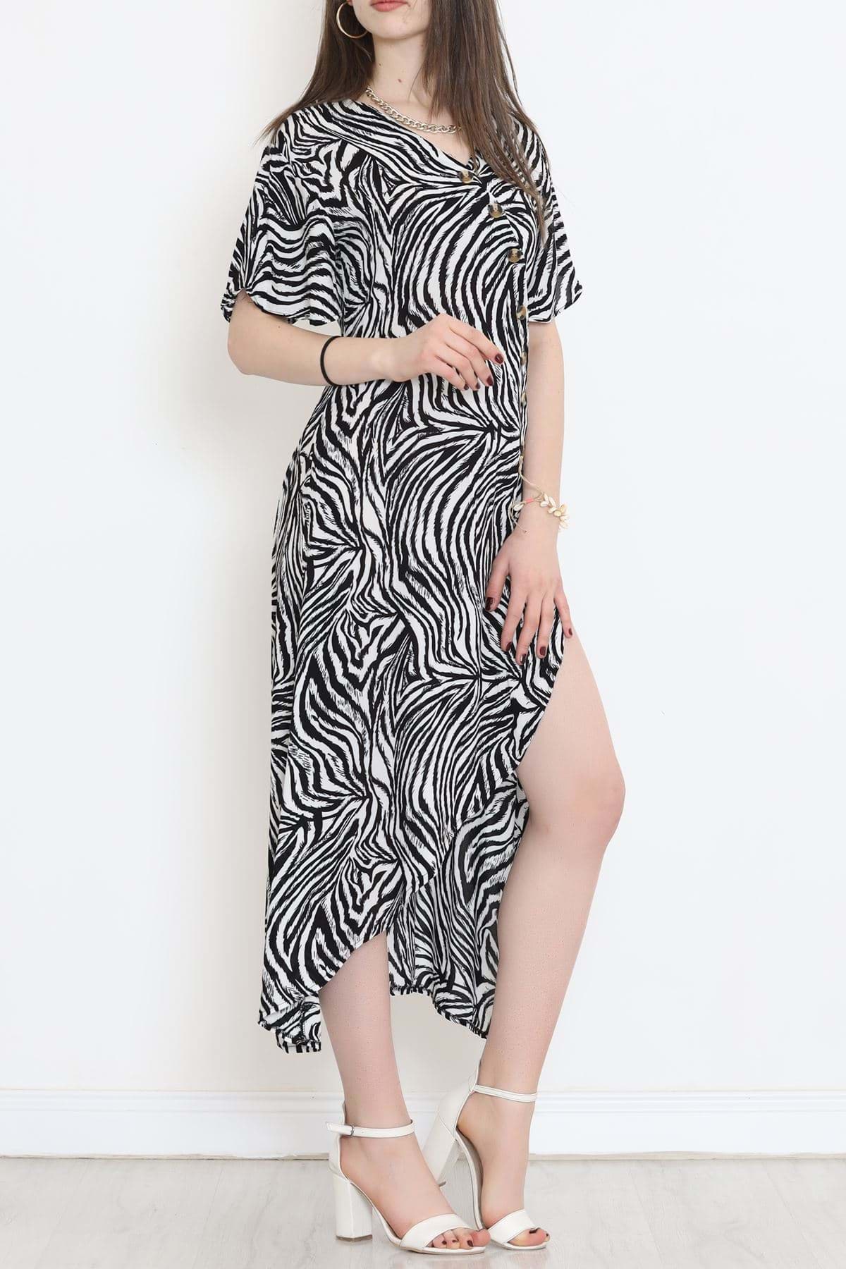 Picture of Side buttoned dress black - 152333.701.
