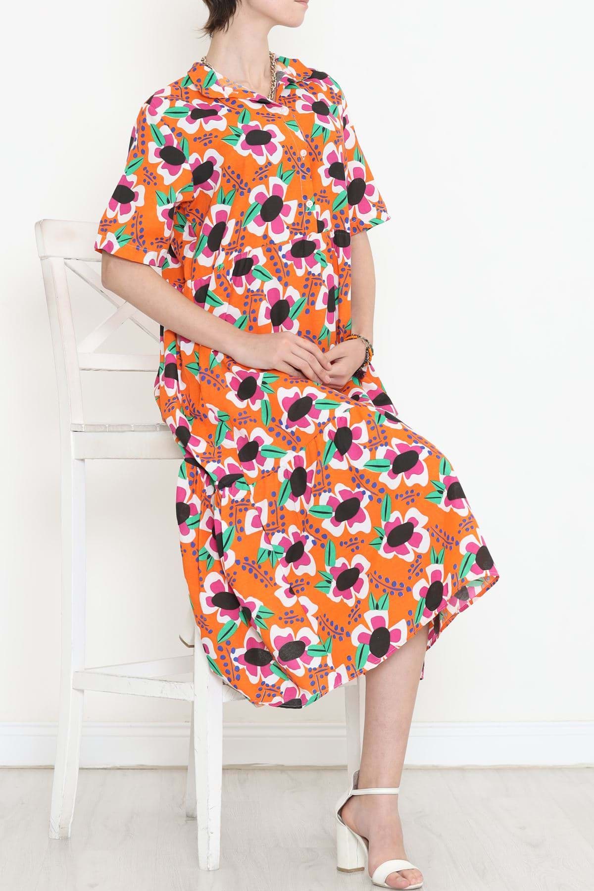 Picture of Judge Yaka Dress Orange - 11460.701.