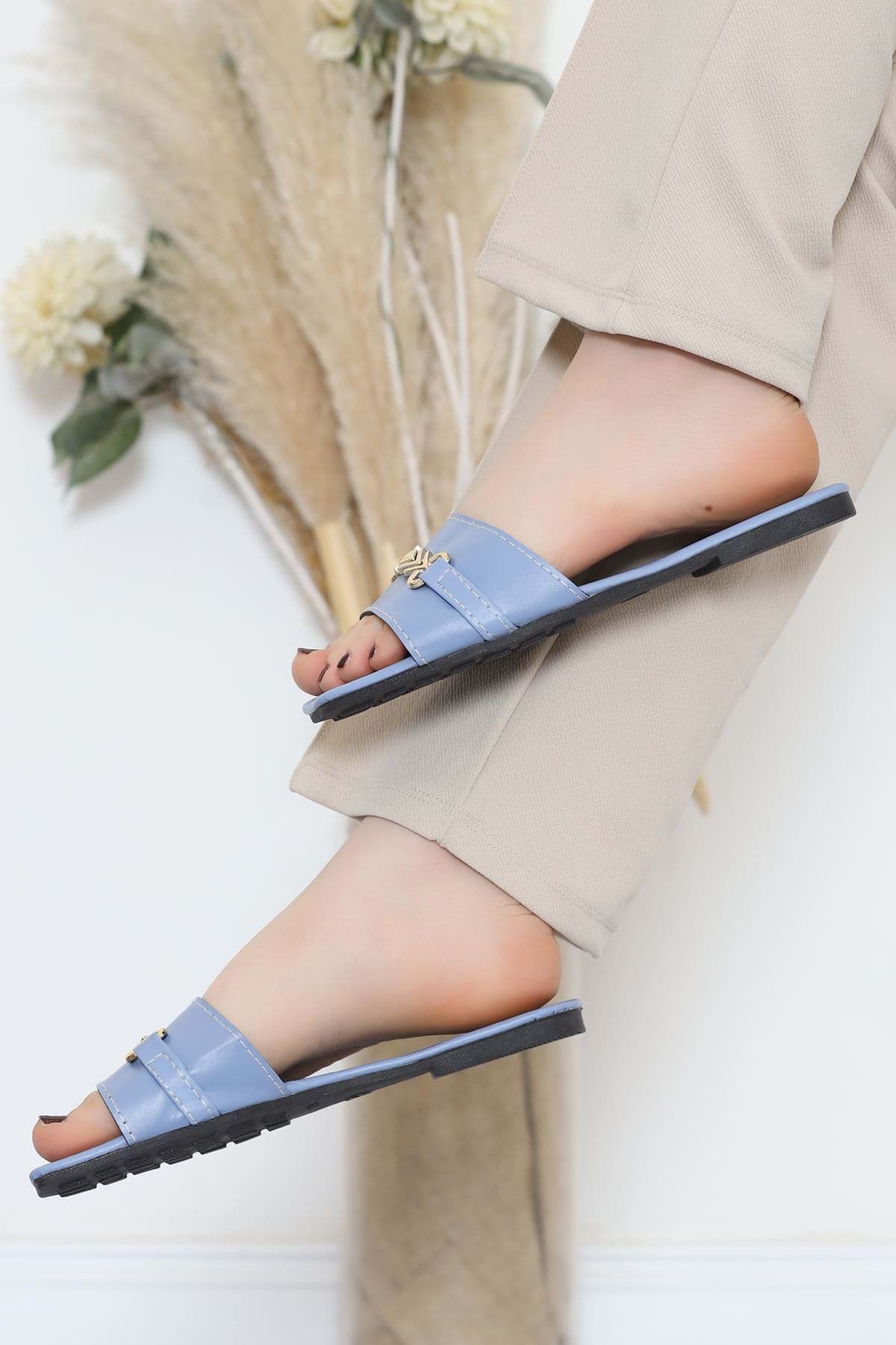 Picture of Slippers with Accessories Blue - 18319.264.