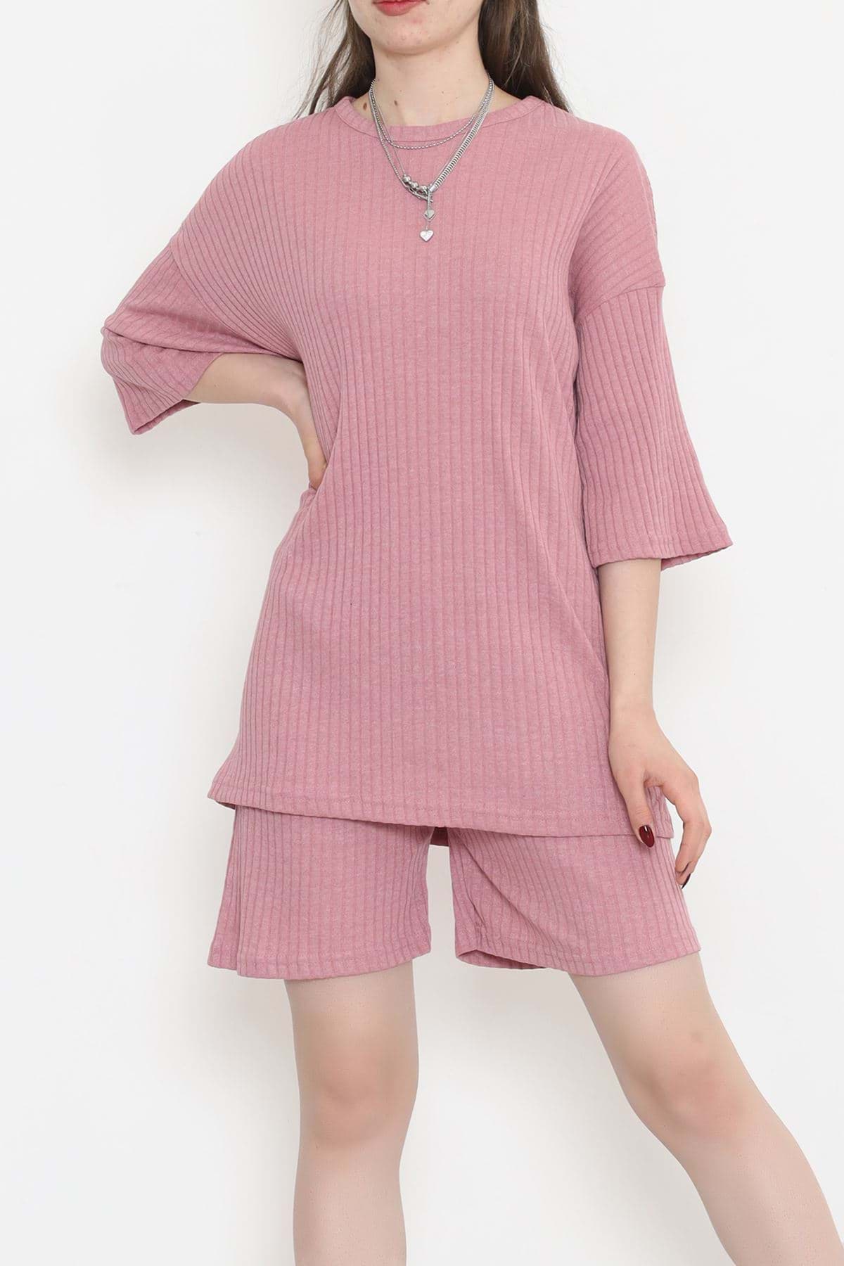 Fitilli Şortlu Takım Gülkurusu - 18475.1567. resmi